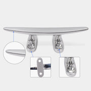 Heavy Duty Low Silhouette Cleat for Deck Mounting