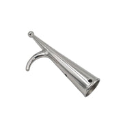Polished stainless steel boat hook