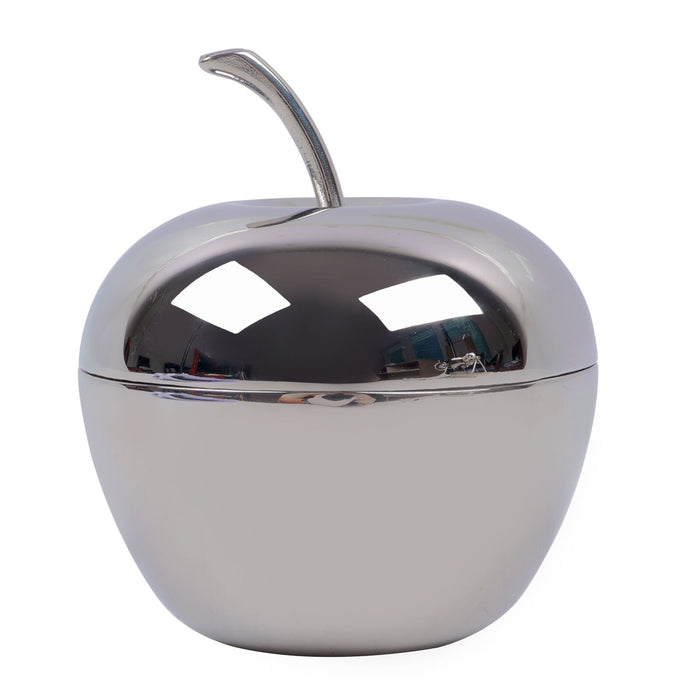 Modern Stainless Steel Apple Decorative Bowl