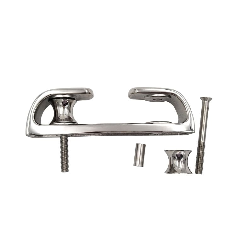 durable marine pulley chocks with stainless steel rollers