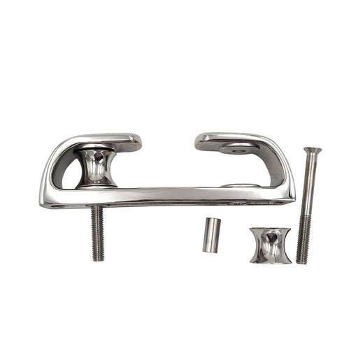durable marine pulley chocks with stainless steel rollers