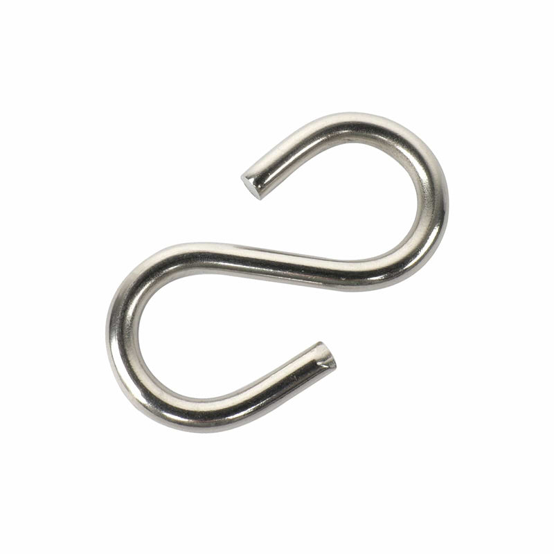 XINXING MARINE Crochet de sécurité en forme de S en acier inoxydable, antidérapant et antirouille