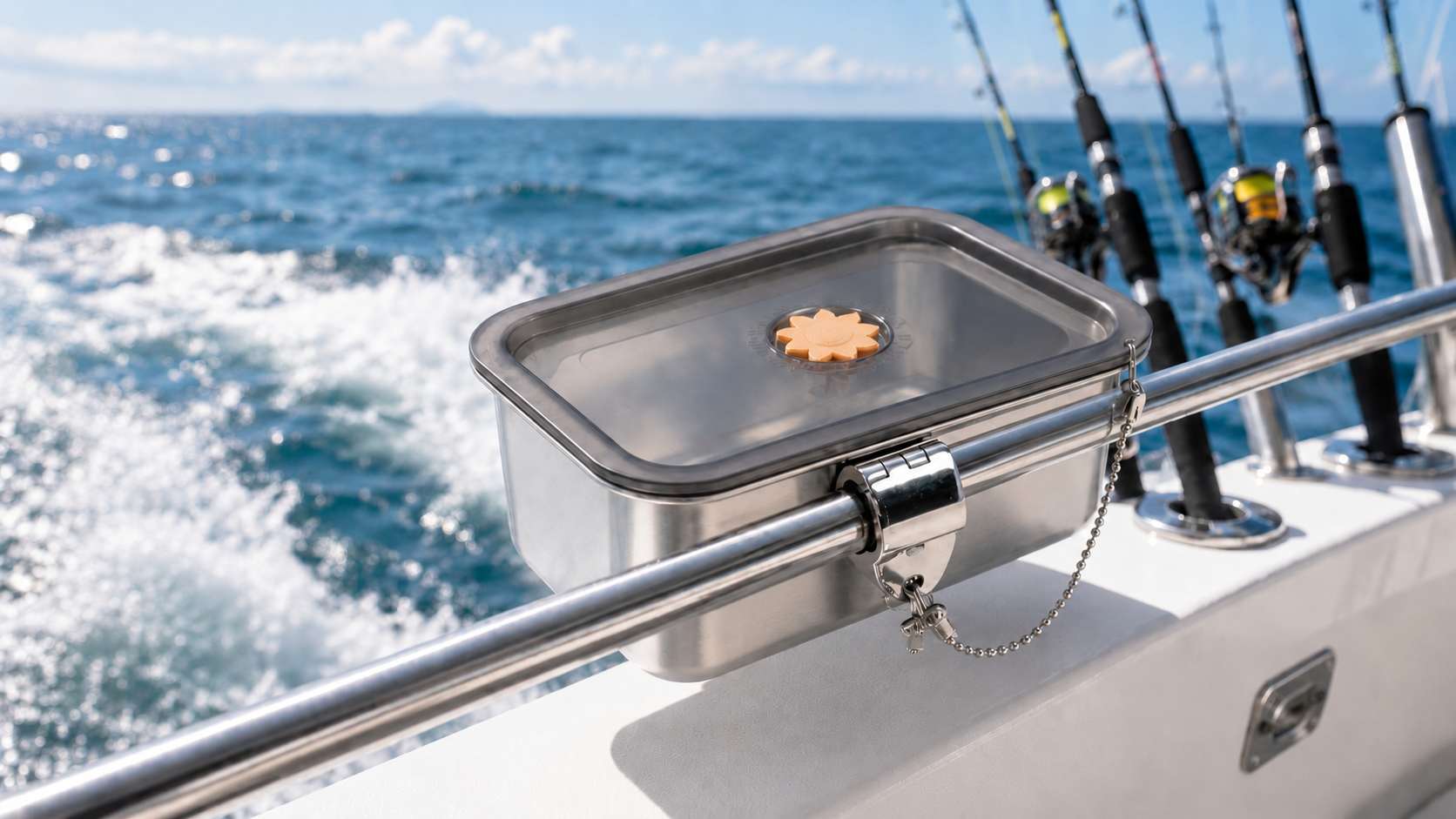 The All-in-One Stainless Steel Boat Bait Box for Cleaner Offshore Fishing Setups