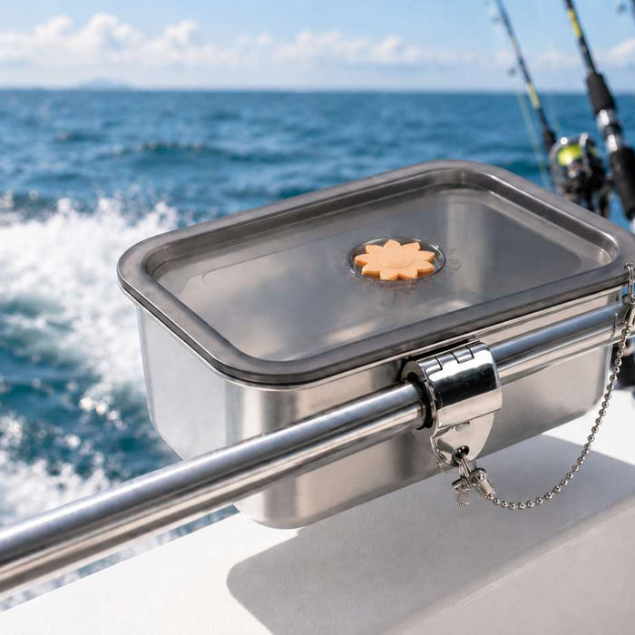 The All-in-One Stainless Steel Boat Bait Box for Cleaner Offshore Fishing Setups
