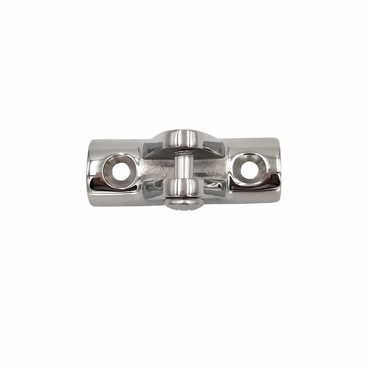 Stainless steel bimini top deck hinge