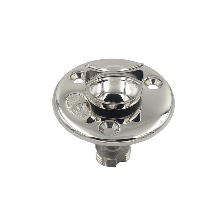 Stainless steel marine drain plug for sailboats