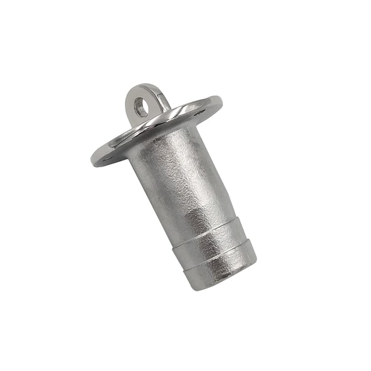 Heavy-duty stainless steel boat through hull valve