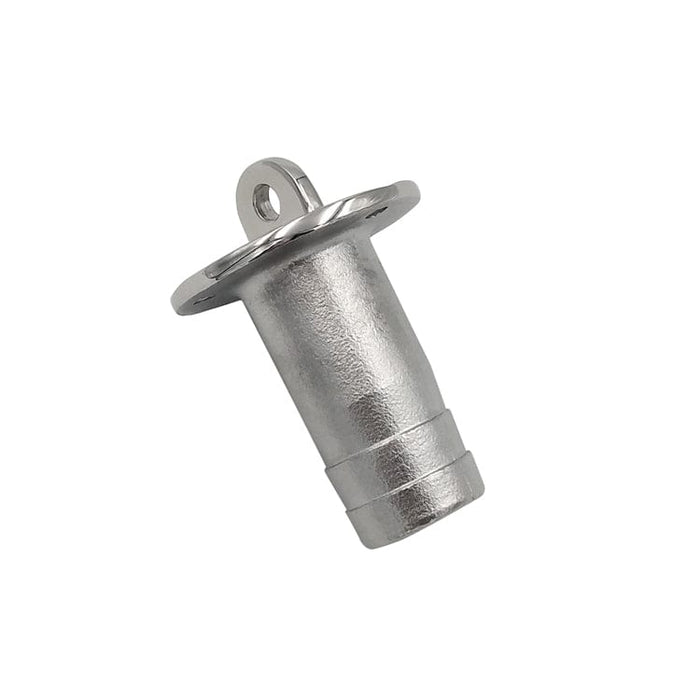 Heavy-duty stainless steel boat through hull valve