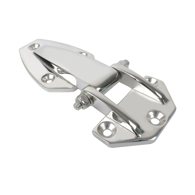 Adjustable stainless steel latch for cold storage