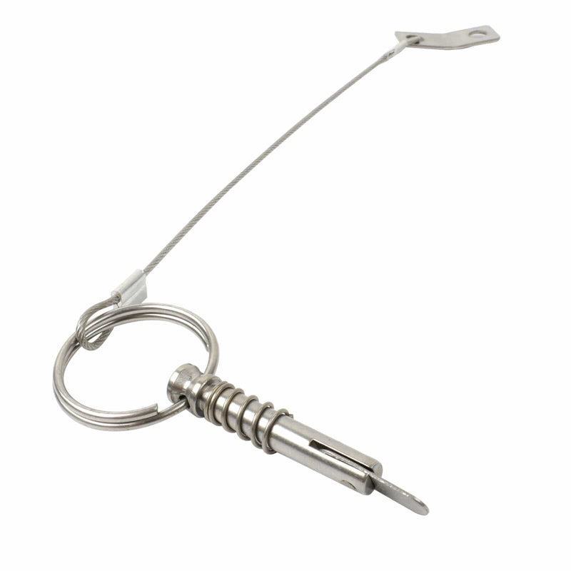 quick release pin with lanyard