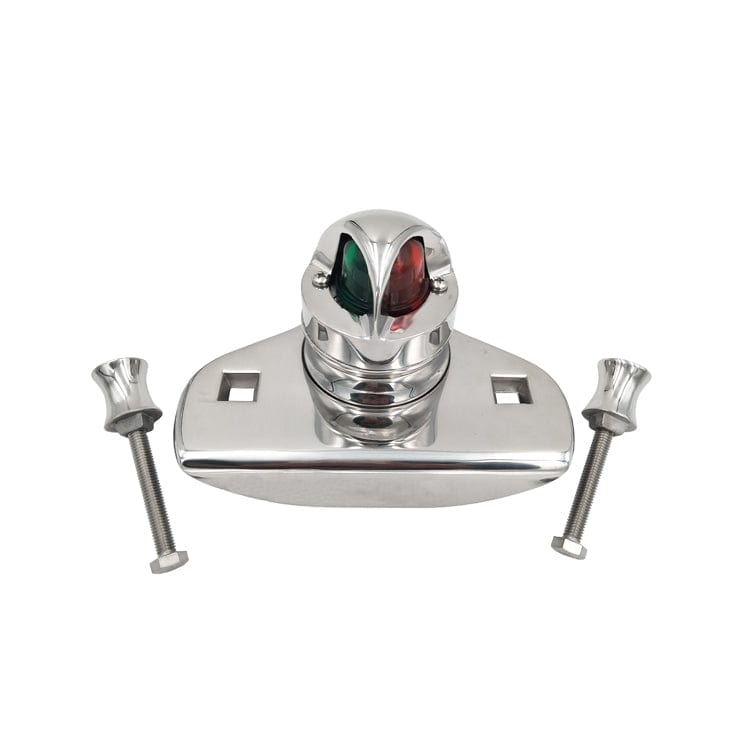 Polished stainless steel light body