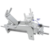 fishing clamping device with adjustable arms