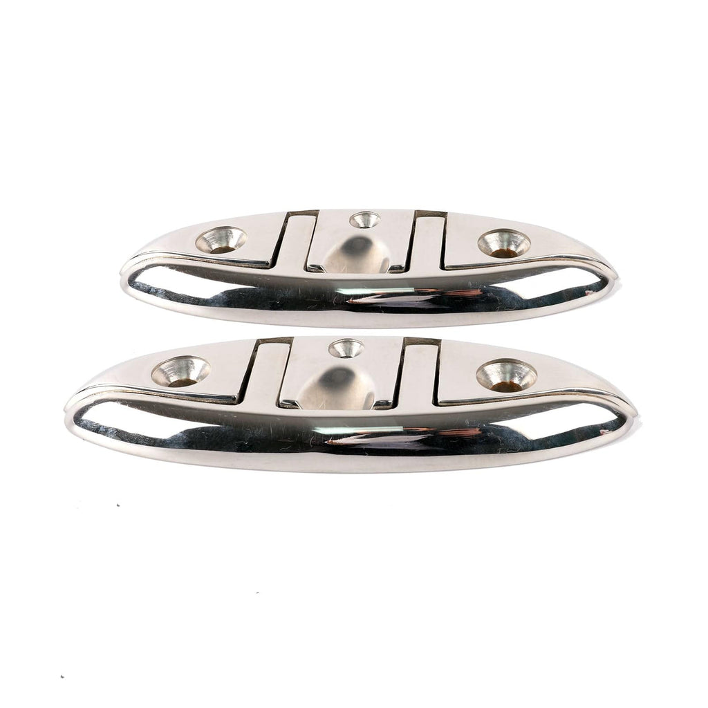XINXING MARINE 316 Stainless Steel Boat Accessories Flip Up Folding Flash Boat Cleat 2 Pack
