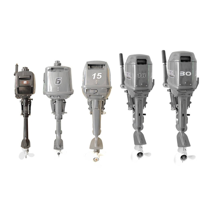 Heavy Duty Outboard Marine Engine - Air Cooled and Manual Pull Start - For Inflatable Boats