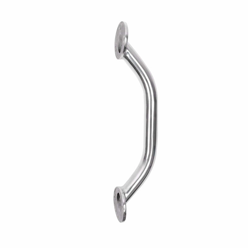 Poignée de porte robuste en acier inoxydable poli miroir pour rampe marine