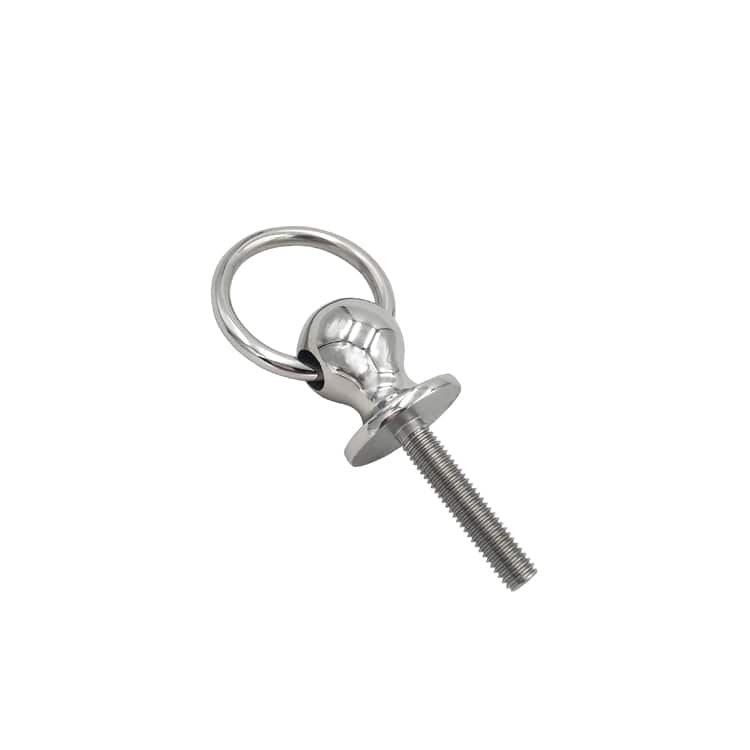 Anneau de levage en acier inoxydable avec goujon fileté