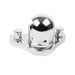 Wear-resistant stainless steel light housing for boats