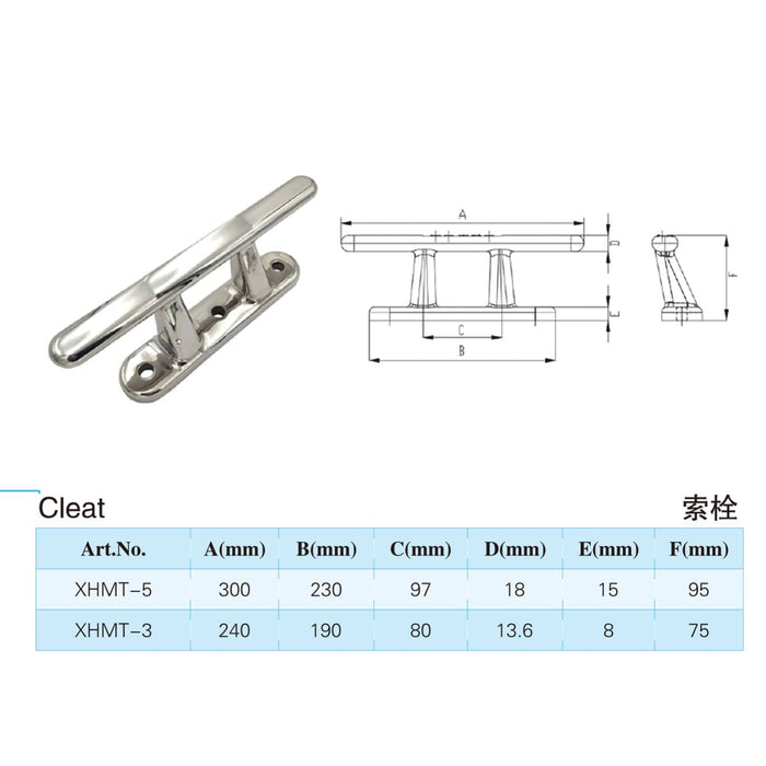 XINXING MARINE Stainless Marine Heavy Hardware Cleats Ton For Boat And Dock