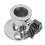 Deck Fitting 316 Stainless Steel Flagpole Base for Boats and Yachts, Stern Flag Staff Socket