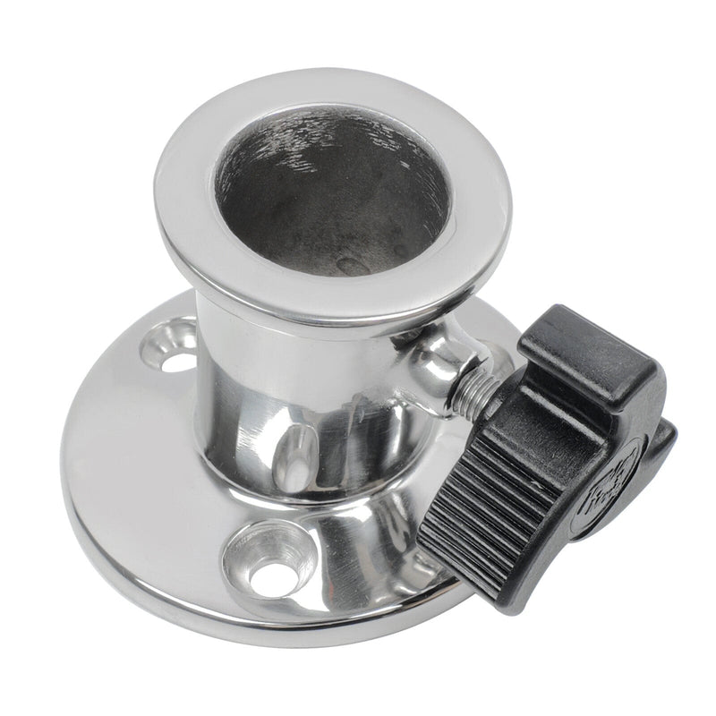 Deck Fitting 316 Stainless Steel Flagpole Base for Boats and Yachts, Stern Flag Staff Socket