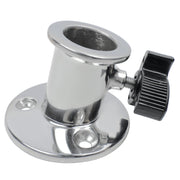 Deck Fitting 316 Stainless Steel Flagpole Base for Boats and Yachts, Stern Flag Staff Socket