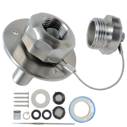 Stainless Steel RV Water Inlet