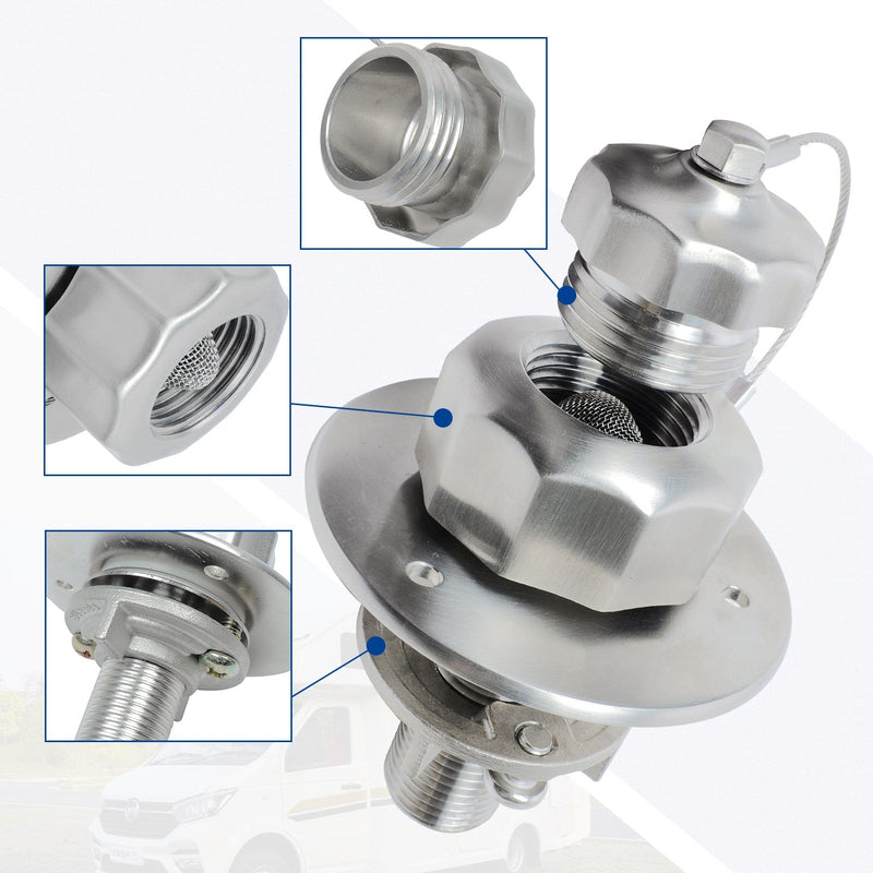 Metal RV Water Inlet