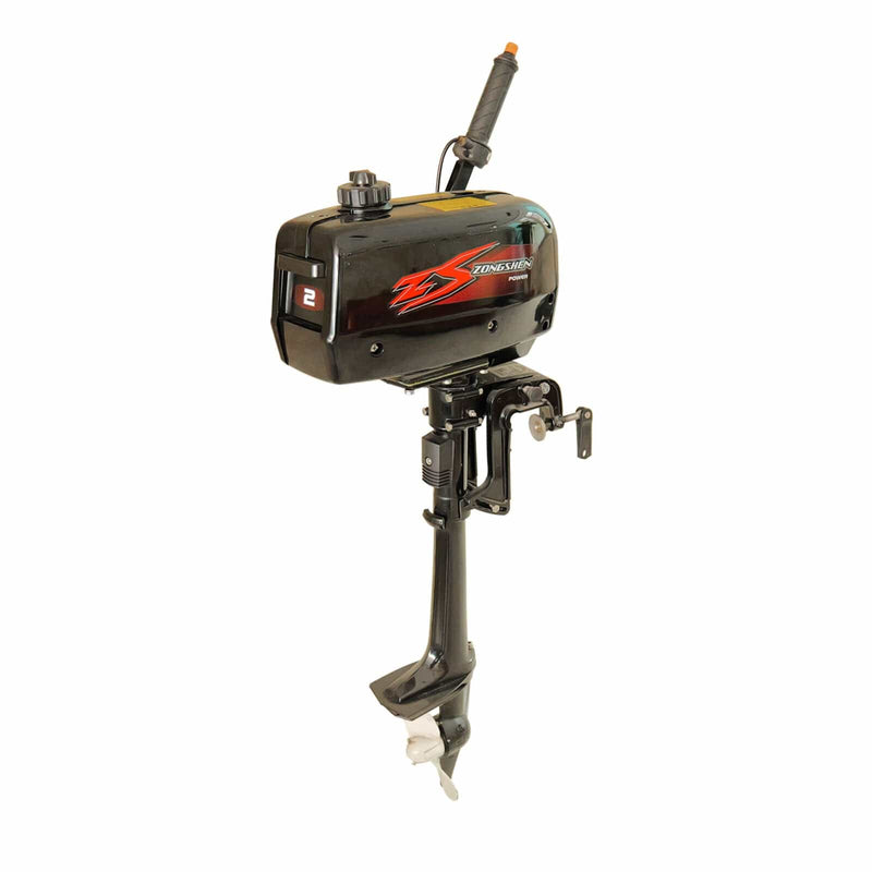 Outboard Motor - Gasoline Powered Single Cylinder Air Cooled Engine - For Inflatable Boats