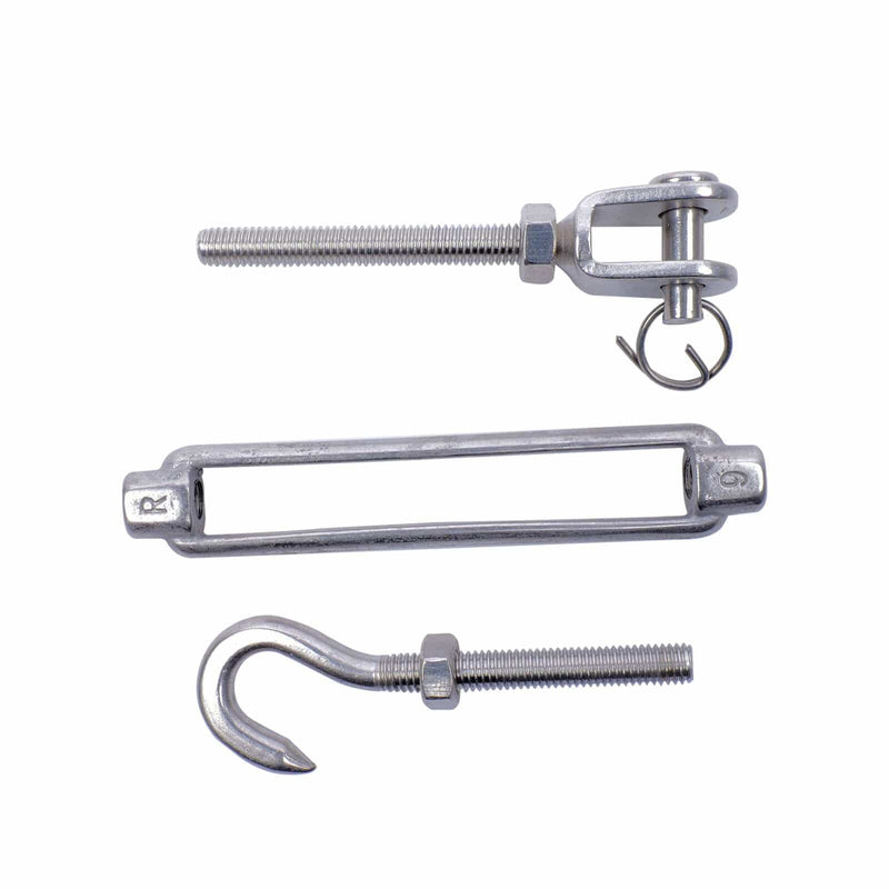 Anti-Rust DIN1480 Hook and Eye Turnbuckle