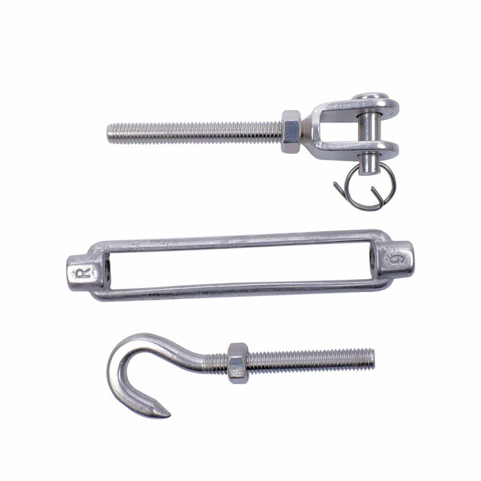 Anti-Rust DIN1480 Hook and Eye Turnbuckle