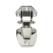 Cold storage door hinge with adjustable latch