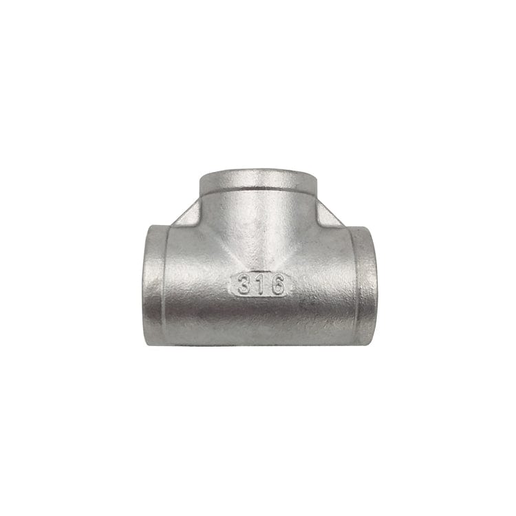 Stainless Steel 90-Degree Threaded Tee