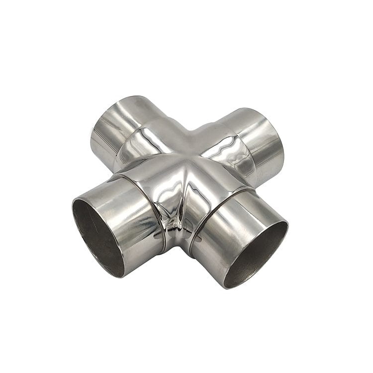 Stainless steel railing cross fitting
