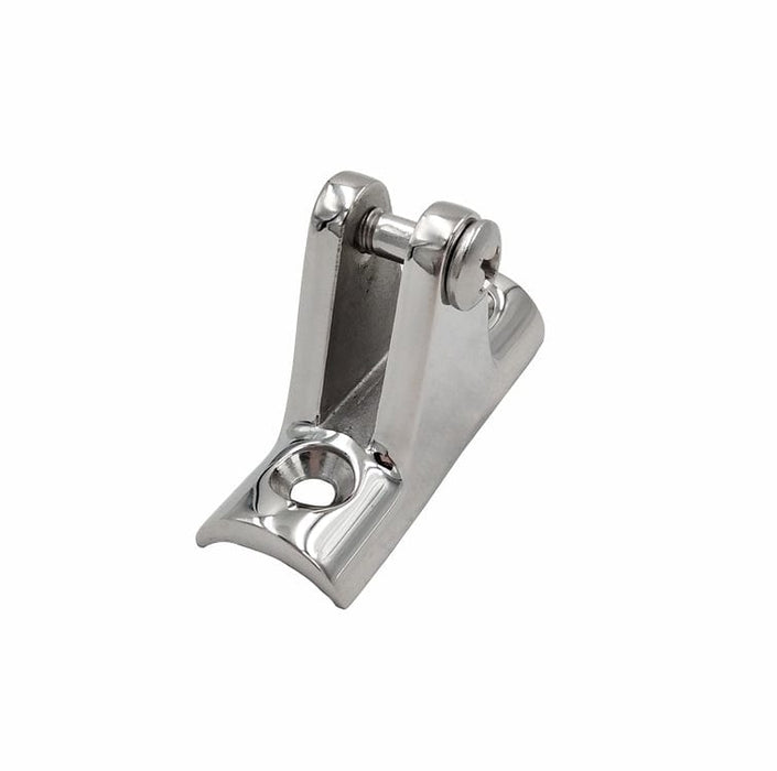 Boat canopy top deck hinge