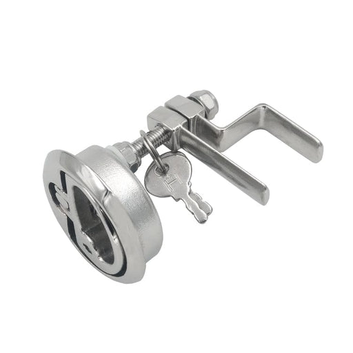 floor access handle with lock