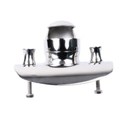 Stainless steel yacht navigation light cover