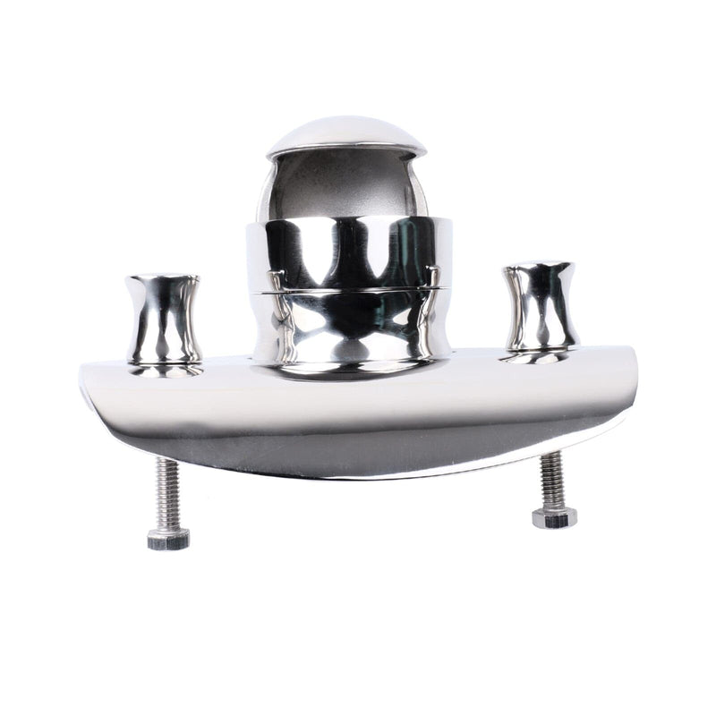 Stainless steel yacht navigation light cover