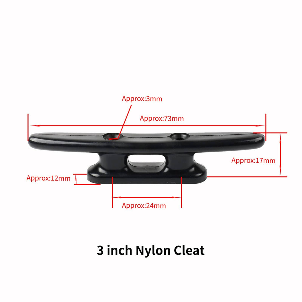 XINXING MARINE Nylon Boat Cleats Dock Cleats Kayak Rope Tie Cleat Rope Cleat 4 Pack