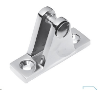 316 Stainless Steel Bimini Top Upright Deck Hinge with Pivot Pin