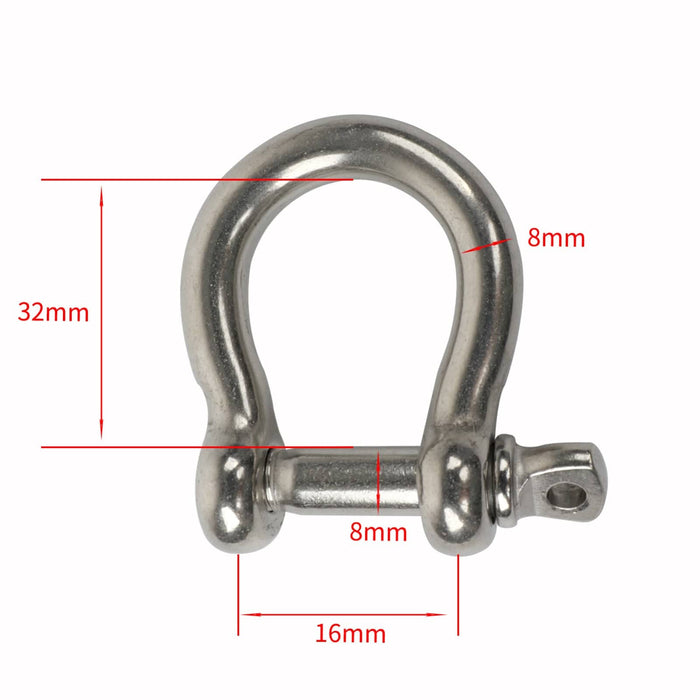 screw pin bow shackle