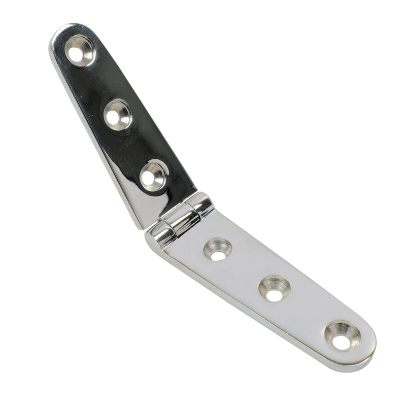 polished stainless steel hinge