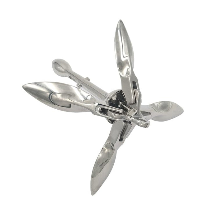 easy store stainless steel folding anchor