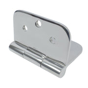 polished stainless hinge