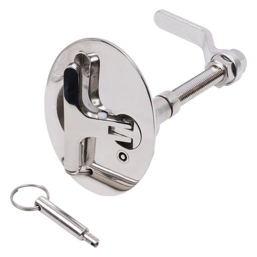 mirror polished deck latch