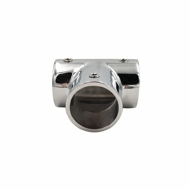 316 stainless steel T-type welded 90-degree tee pipe fitting for boats