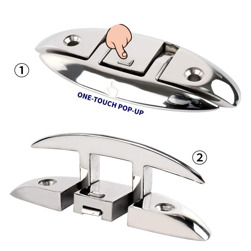 316 Stainless Steel Boat Cleats marine hardware 