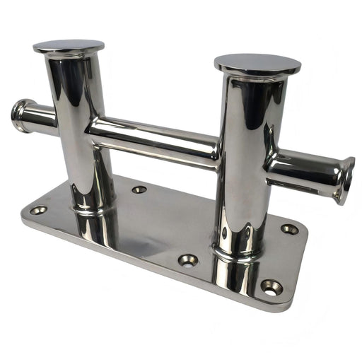 Polished stainless steel cleats