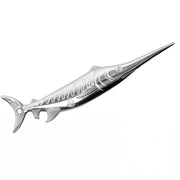 Decorative fish-shaped object on a white background