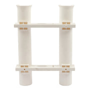 durable nylon double rod fishing holder for boats and piers