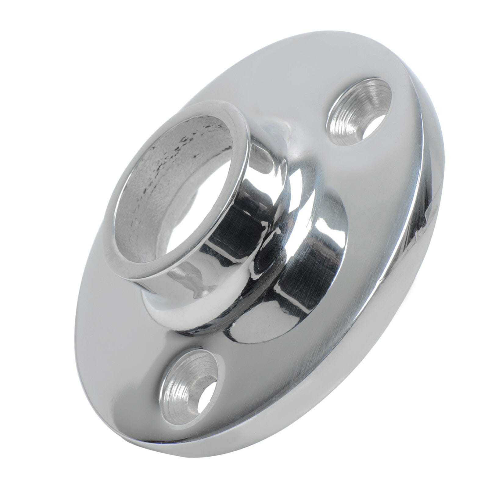 316 stainless steel tube base with polished round flange — XINXING MARINE